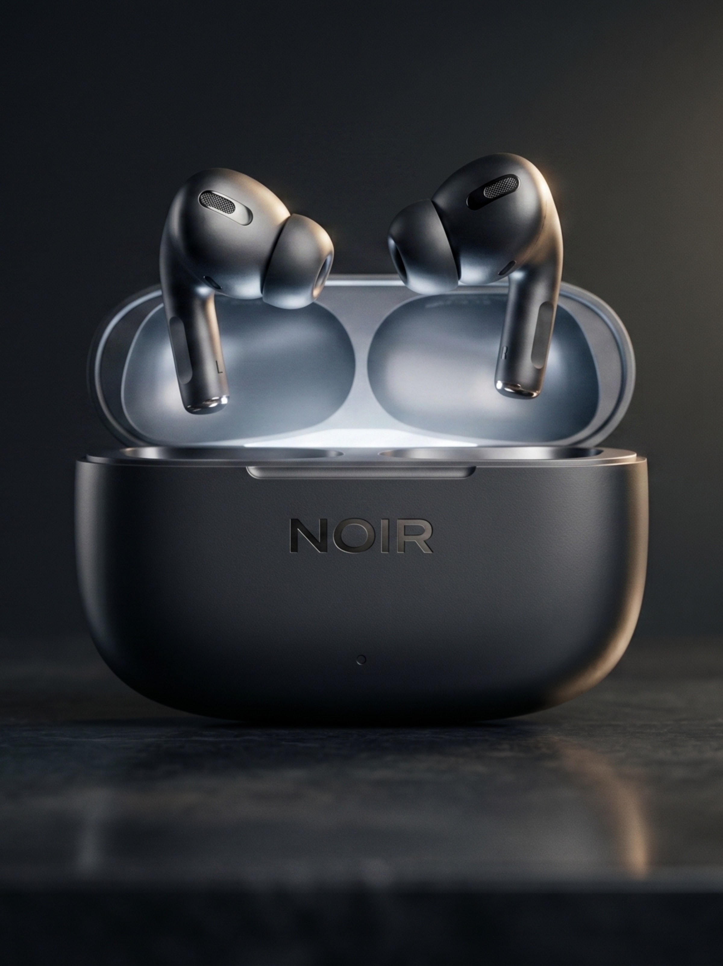 Person listening to music