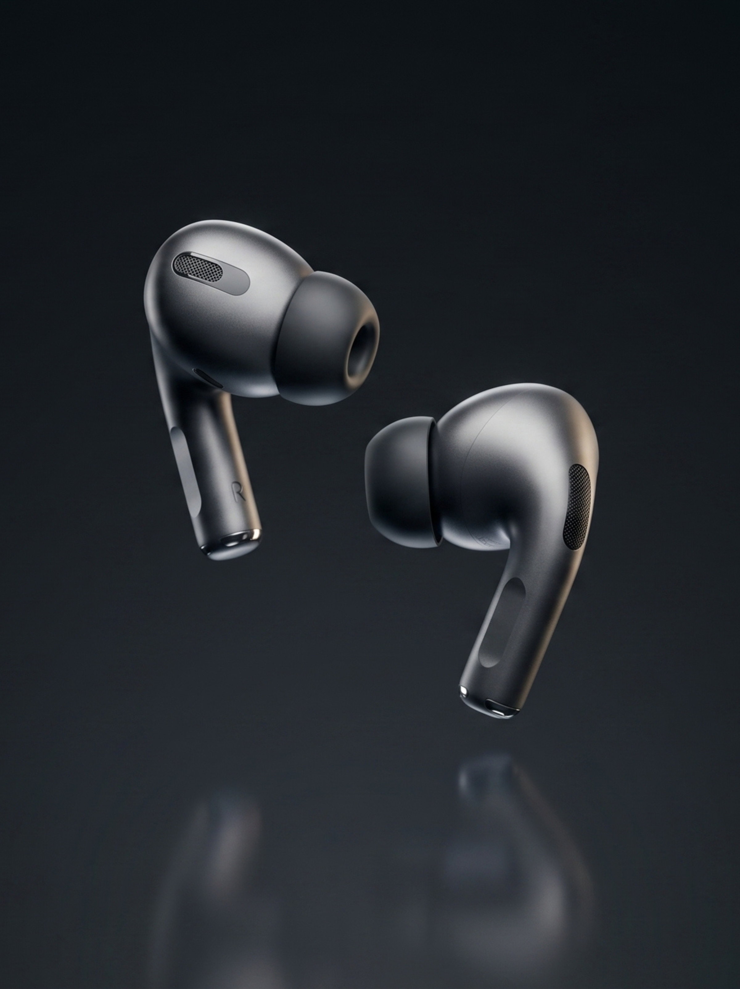 Premium headphones on dark surface